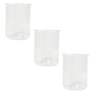 3x bécher en verre 1000 ml par comptoir des flacons. disponible abidjan cote d'ivoire.