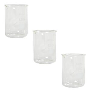 3x bécher en verre 500 ml par comptoir des flacons. disponible abidjan cote d'ivoire.