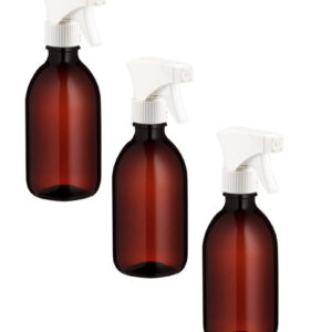 3x vaporisateurs pet ambré 500 ml à gâchette par comptoir des flacons. disponible abidjan cote d'ivoire.