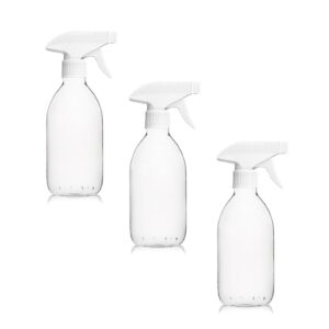 3x vaporisateurs verre transparent 500 ml à gâchette par comptoir des flacons. disponible abidjan cote d'ivoire.