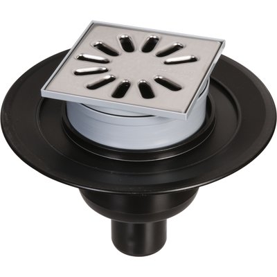 Écoulement vertical wedi fundo dn 50 grille carrée réf. disponible abidjan cote d'ivoire.