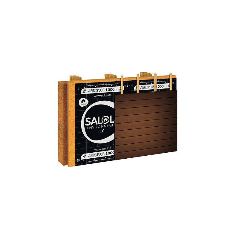 Écran pare-pluie aeroplus 1000h pour bardage à joints fermés exposition phase chantier de 3 mois selon dtu 31. disponible abidjan cote d'ivoire.