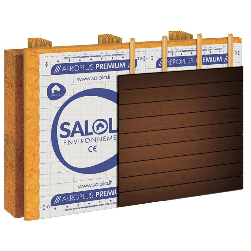 Écran pare-pluie aeroplus premium pour bardage à joints fermés, protection respirante, conforme au dtu 31. disponible abidjan cote d'ivoire.