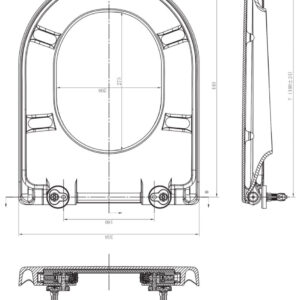 Abattant daily o pour cuvette suspendue standard. disponible abidjan cote d'ivoire.
