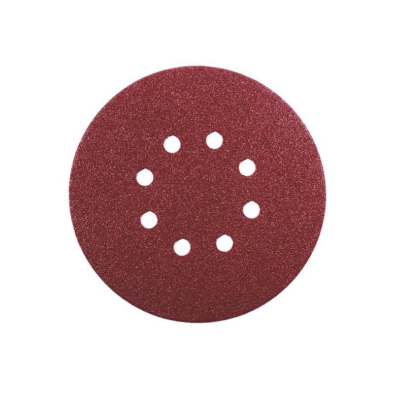 Abrasifs auto-agrippants pour ponceuses excentriques oxyde d'aluminium kp222 perforés 8 trous d125mm grain 100 bte de 50. disponible abidjan cote d'ivoire.