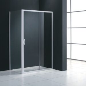 Accès face alterna mezzo à 2 volets coulissants extensible de 115 à 119 cm verre transparent, réf. disponible abidjan cote d'ivoire.