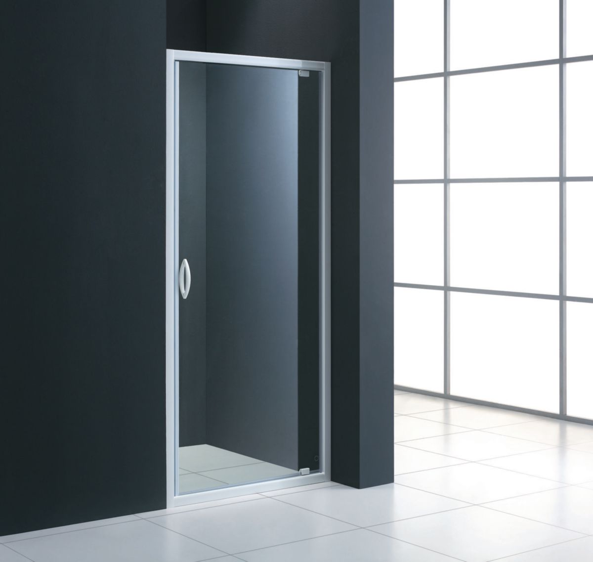 Accès face alterna mezzo porte pivotante extensible de 85 à 89 cm verre transparent épaisseur 4cm,réf. disponible abidjan cote d'ivoire.