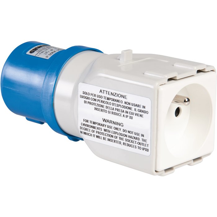 Adapt ic 2p+t 16a 230v 2x2p+tf. disponible abidjan cote d'ivoire.