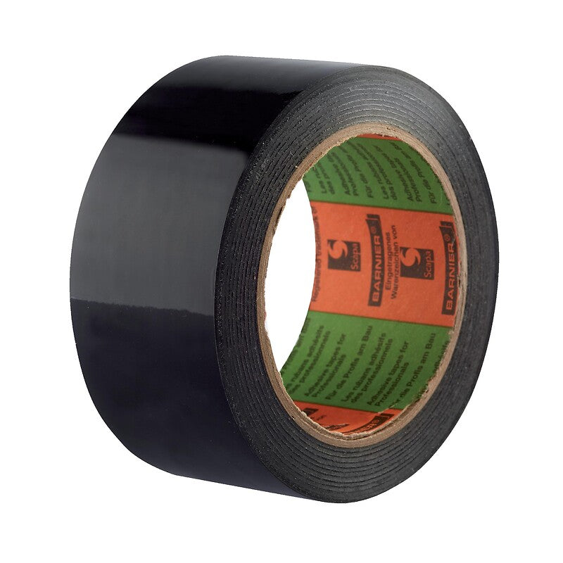 Adhésif de protection extérieur 2994 en polyéthylène d'huiserie aluminium, coloris noir, largeur 50 mm, longueur 33 m. disponible abidjan cote d'ivoire.