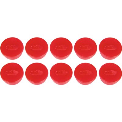 Aimant rond diam 20 rouge /10. disponible abidjan cote d'ivoire.