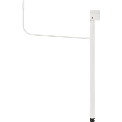 Béquille de soutien pour barre d'appui relevable aluminium époxy blanche 048810. disponible abidjan cote d'ivoire.