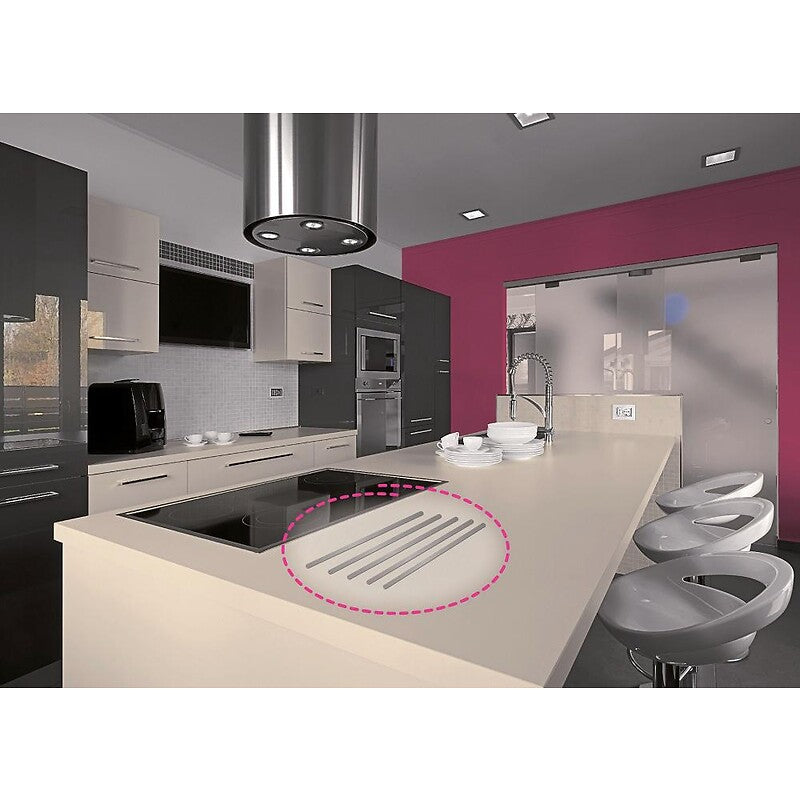 Baguettes repose-plat adhésives 5 lames inox longueur 250 mm x largeur 10 mm. disponible abidjan cote d'ivoire.