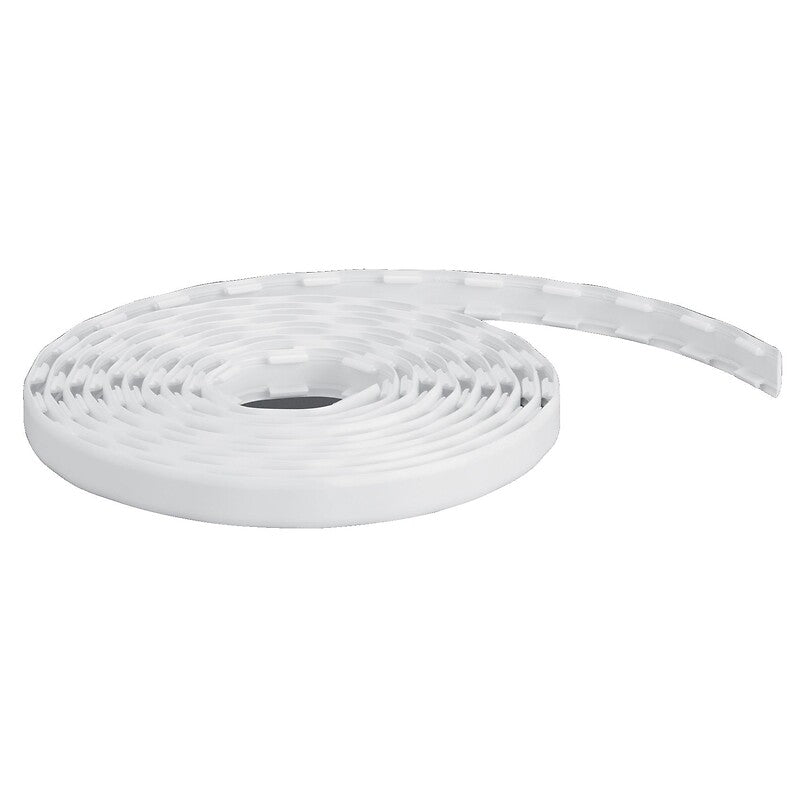 Bande cache-perforations en rouleau pour cremaillères pas de 32 mm, longueur 4224 mm finition blanc. disponible abidjan cote d'ivoire.