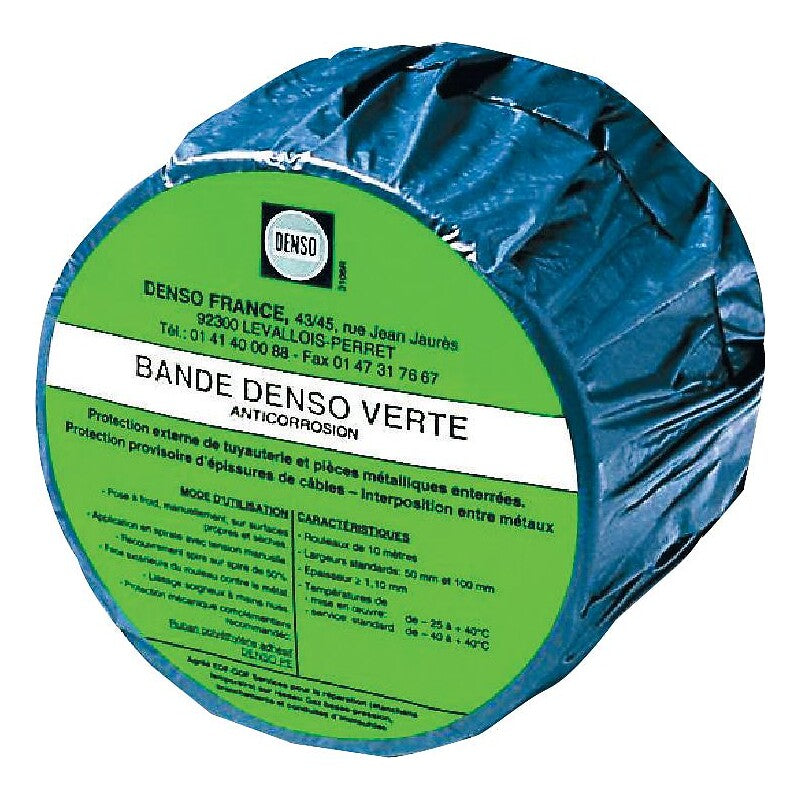 Bande denso verte largeur 100 mm longueur 10 m. disponible abidjan cote d'ivoire.