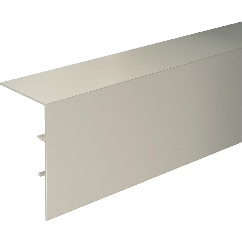 Bandeau de finition cache-rail saf evolution - fixation murale - longueur 3000 mm avec 3 clips de fixation sur rail. disponible abidjan cote d'ivoire.