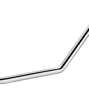 Barre à 135° 2 points de fixation diamètre 32 400x400 mm inox poli brillant fixation invisible delabie réf : 5081p2. disponible abidjan cote d'ivoire.