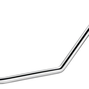Barre à 135° 2 points de fixation diamètre 32 400x400 mm inox poli brillant fixation invisible réf : 5081p2. disponible abidjan cote d'ivoire.