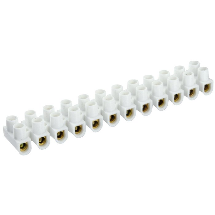 Barrette blanc 10mm 12 bornes. disponible abidjan cote d'ivoire.