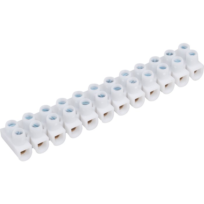 Barrette nylbloc 2,5mm2 blanc. disponible abidjan cote d'ivoire.