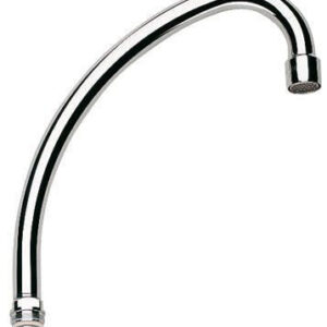 Bec tube orientable col de cygne lg : 185 chrome laiton dr 13073000 pièce. disponible abidjan cote d'ivoire.