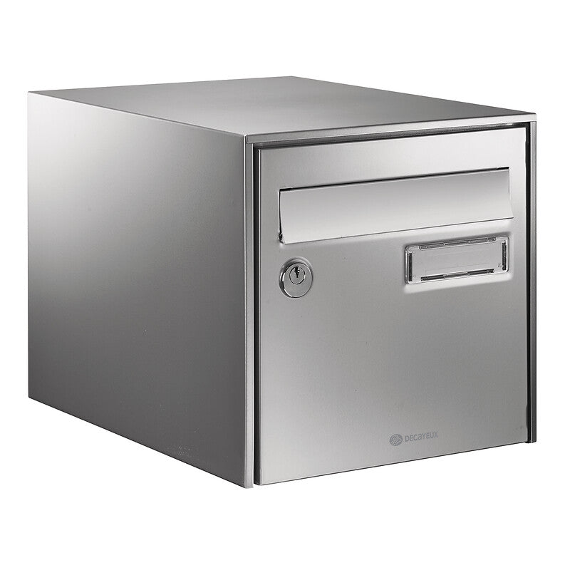 Boîte aux lettres inox loft anticorrosion - double face - l 300 x h 290 x p 410 mm. disponible abidjan cote d'ivoire.