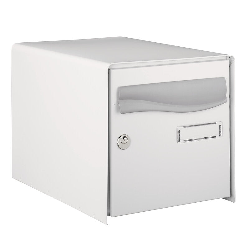 Boîte aux lettres prembox - double face - gris ral 7035 - l 302 x h 300 x p 410 mm. disponible abidjan cote d'ivoire.