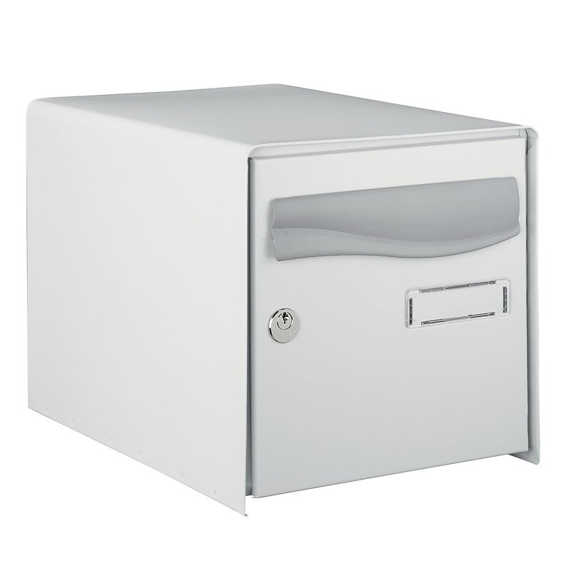 Boîte aux lettres prembox - simple face - gris ral 7035 - l 302 x h 300 x p 410 mm. disponible abidjan cote d'ivoire.