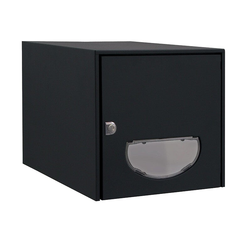 Boîte aux lettres steel box double face noir ral 9005. disponible abidjan cote d'ivoire.