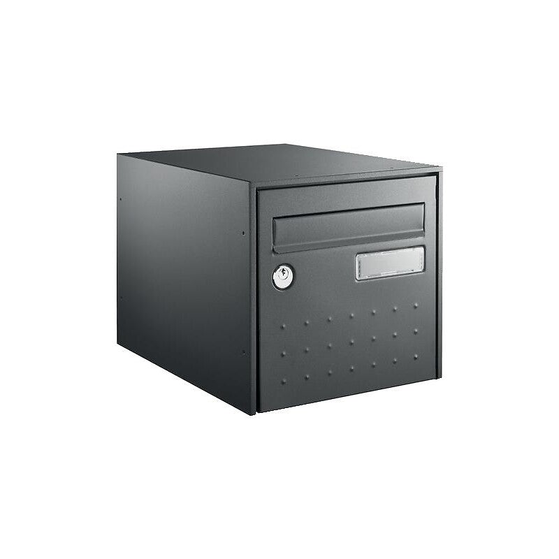 Boîte aux lettres steel box simple face blanc ral 9016. disponible abidjan cote d'ivoire.