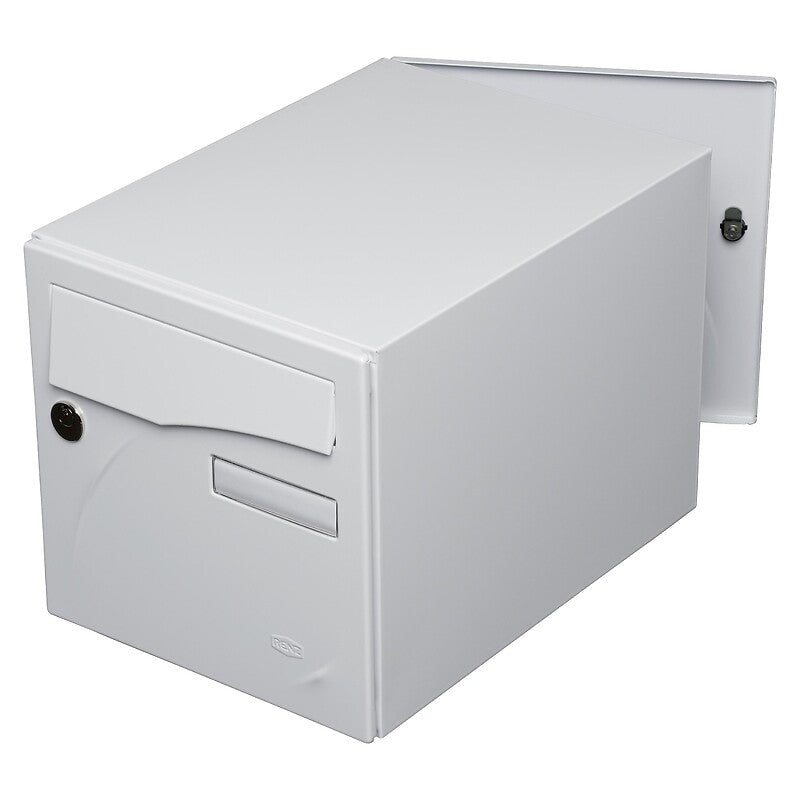 Boîte aux lettres type préface new - antivandalisme - double face - noir mat ral 9005. disponible abidjan cote d'ivoire.