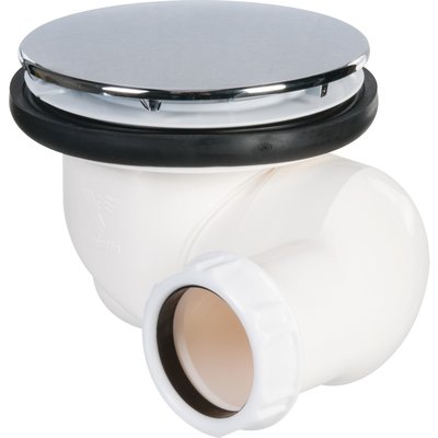 Bonde de douche goulue chromée à sortie multi-directionnelle d90 capot abs réf 57780000000. disponible abidjan cote d'ivoire.