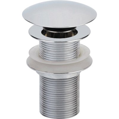 Bonde de lavabo à clapet "digiclic" - sans trop plein - laiton chromé - ø sortie 1”1/4. disponible abidjan cote d'ivoire.