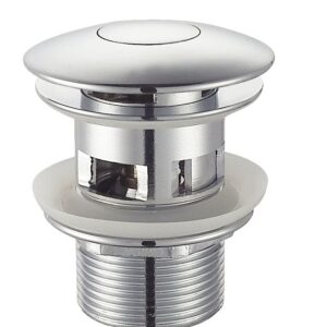 Bonde laiton altech clic clac avec trop plein hauteur 65 mm, réf. disponible abidjan cote d'ivoire.