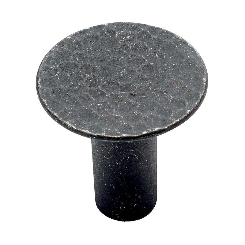 Bouton en zamak forge, finition acier noir mat. disponible abidjan cote d'ivoire.
