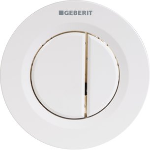 Bouton pneumatique de déclenchement de chasse double touche encastré blanc réf. disponible abidjan cote d'ivoire.