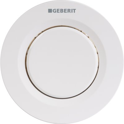 Bouton pneumatique de déclenchement de chasse simple touche encastré blanc réf. disponible abidjan cote d'ivoire.