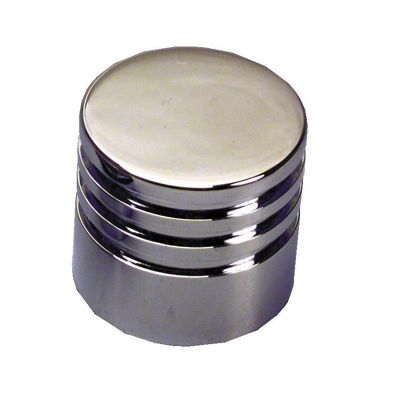 Bouton rainurés laiton finition chromé ø 21 mm. disponible abidjan cote d'ivoire.