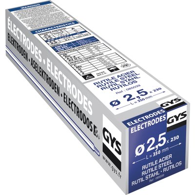 Bte 230 electrodes acier 2,5mm. disponible abidjan cote d'ivoire.