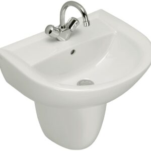 Cache-siphon lavabo porcher ulysse 2 lg : 38cm céramique blanc réf. disponible abidjan cote d'ivoire.