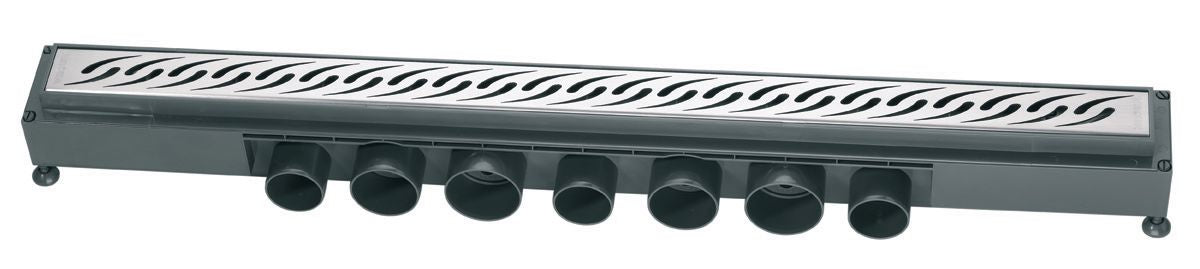 Caniveau de douche complet alterna concerto 70 cm abs ino x brossé. disponible abidjan cote d'ivoire.