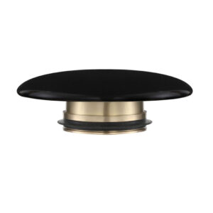 Capot en céramique noir mat pour bonde clic clac déco. disponible abidjan cote d'ivoire.