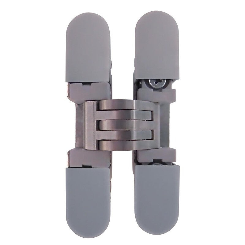 Charnière de meuble kubica pour épaisseur 18mm, réglage en 3 dimensions, coloris chromé satiné. disponible abidjan cote d'ivoire.