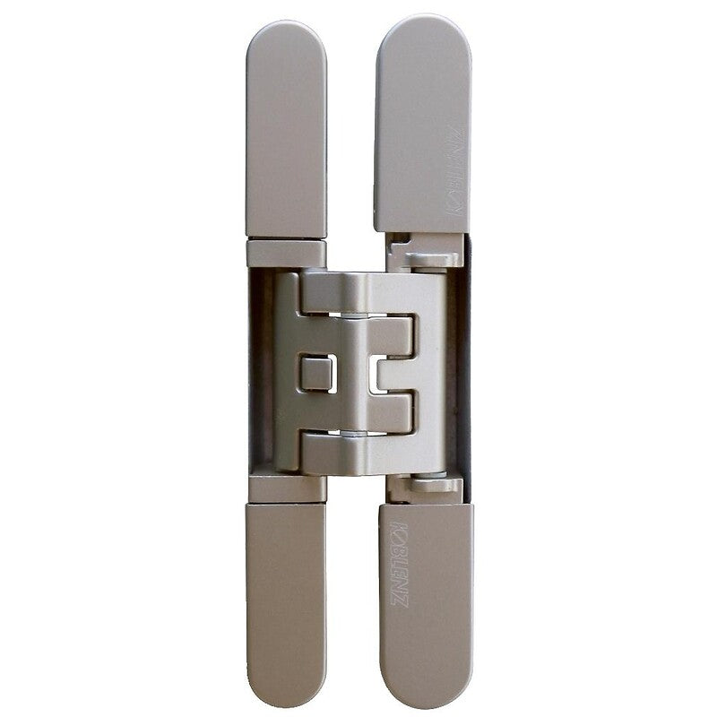 Charnière de meuble kubica pour épaisseur 25mm, réglage en 3 dimensions, 5 pivots, coloris chromé satiné. disponible abidjan cote d'ivoire.