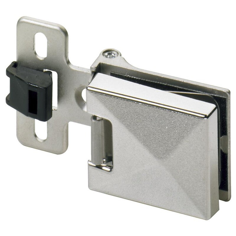 Charnière de porte en verre 180° - verre/bois - zamak nickelé mat - et 5150 z. disponible abidjan cote d'ivoire.