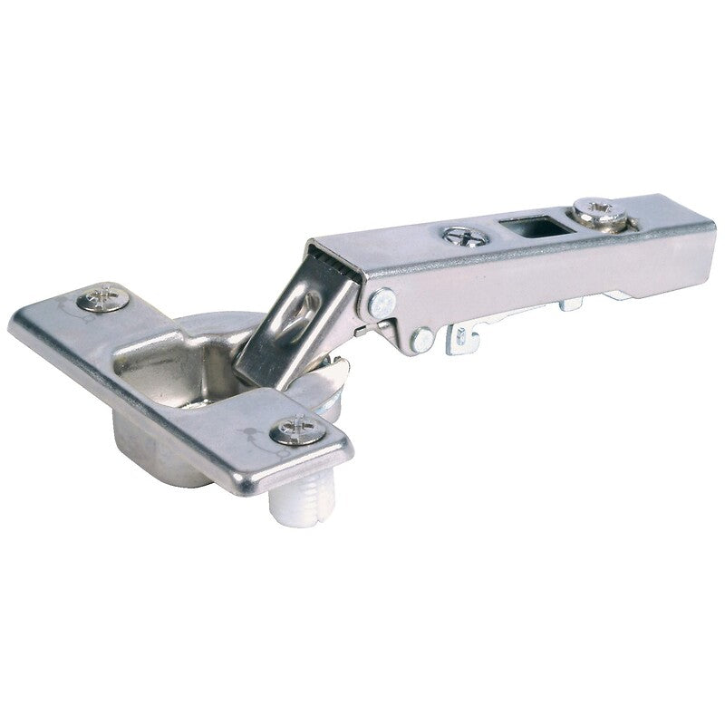 Charnière harpe ii, boîtier à enfoncer, entraxe de fixation 52 mm, coudure 16 mm, boîte de 50 pièces - livrées avec caches. disponible abidjan cote d'ivoire.