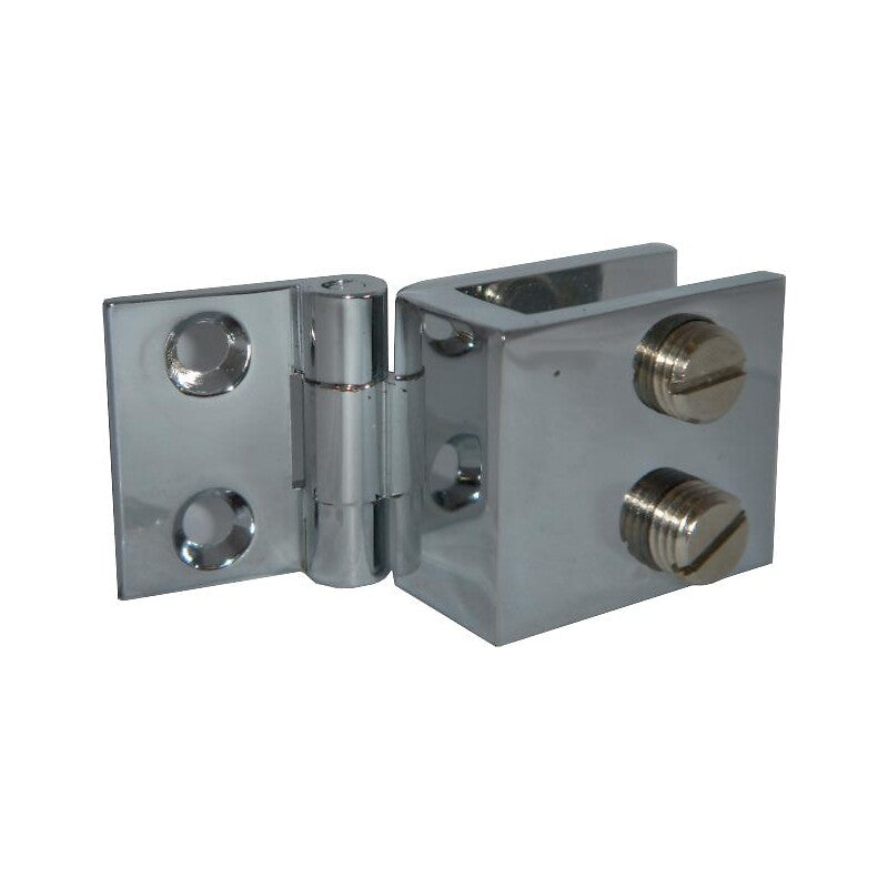 Charnière miroir verre/bois - laiton chromé 50 x 29 mm - la paire. disponible abidjan cote d'ivoire.