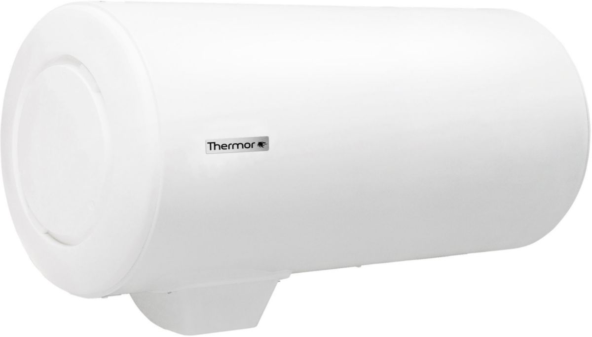 Chauffe eau électrique thermor duralis 100 litres protection aci hybride, anode en titane anticorrosion, résistance stéatite, horizontal mur. disponible abidjan cote d'ivoire.