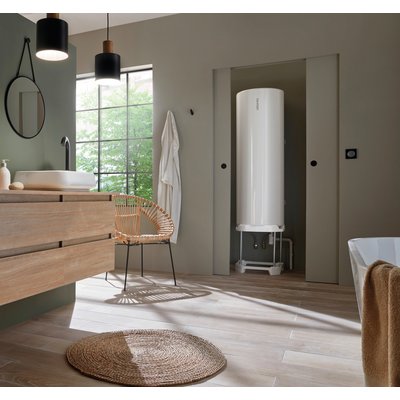 Chauffe-eau électrique zénéo stéatite aci hybride vertical mural 075l réf 153108. disponible abidjan cote d'ivoire.