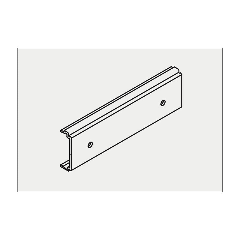 Clip cache-rail pour rail porta 100 g - pour cache en bois ou aluminium. disponible abidjan cote d'ivoire.