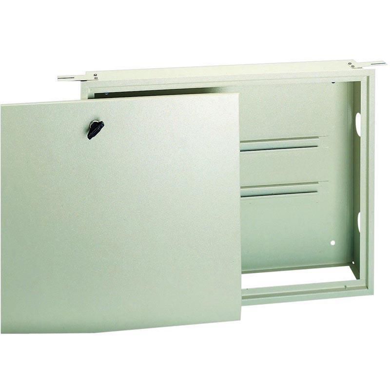 Coffret mural à encastrer pour collecteur réglable en profondeur 9 à 12 sorties, altech, réf : c70/4. disponible abidjan cote d'ivoire.